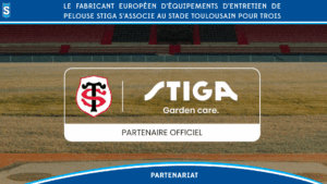 Le fabricant européen d’équipements d’entretien de pelouse STIGA s’associe au Stade Toulousain pour trois saisons